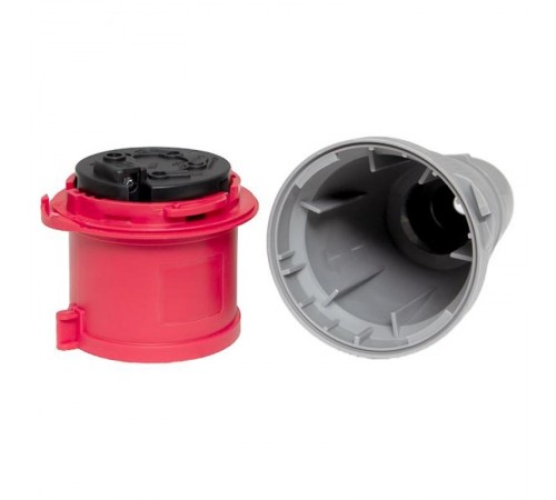 Вилка переносная 025 3Р+РЕ+N 32А 380В IP44 EKF PROXIMA  ps-025-32-380-PRO  EKF