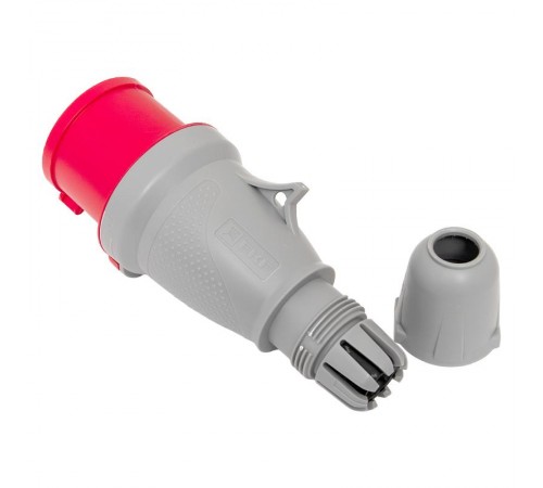 Вилка переносная 025 3Р+РЕ+N 32А 380В IP44 EKF PROXIMA  ps-025-32-380-PRO  EKF