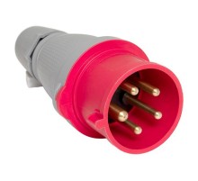 Вилка переносная 025 3Р+РЕ+N 32А 380В IP44 EKF PROXIMA  ps-025-32-380-PRO  EKF