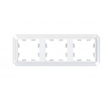 AtlasDesign Antique Рамка 3-ая, универсальная, Белый  ATN100103  SE