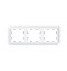 AtlasDesign Antique Рамка 3-ая, универсальная, Белый  ATN100103  SE