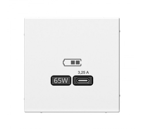 ArtGallery Лотос Розетка USB тип-С 65Вт высокоскор.заряд. QC, PD, механизм  GAL001327  SE