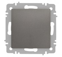 Переключатель Intro Accent 6-108-09 перекрёстный, 10А-250В, IP20, СУ, титан  Б0063596  Intro