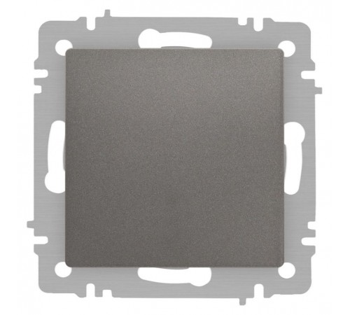 Переключатель Intro Accent 6-108-09 перекрёстный, 10А-250В, IP20, СУ, титан  Б0063596  Intro