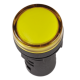 Лампа AD22DS(LED)матрица d22мм желтый 24В AC/DC    BLS10-ADDS-024-K05  IEK