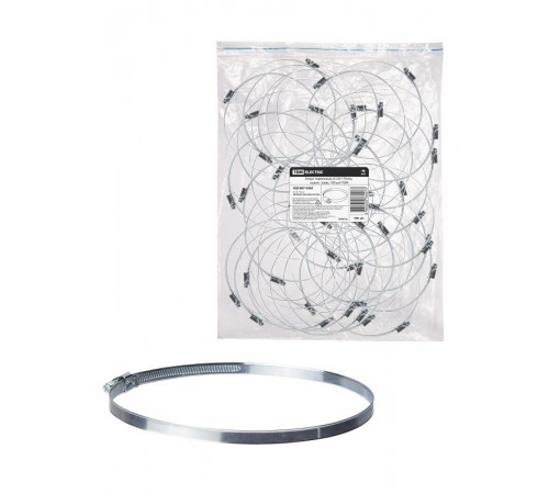 Хомут червячный, d 150-170 мм, оцинк (упак. 100 шт)  SQ1807-0361  TDM