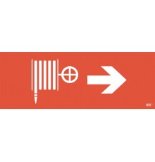 Пиктограмма (наклейка) "Пож. кран/стрелка направо" ССА 1005  LPC10-1-35-13-PKNAPR  IEK