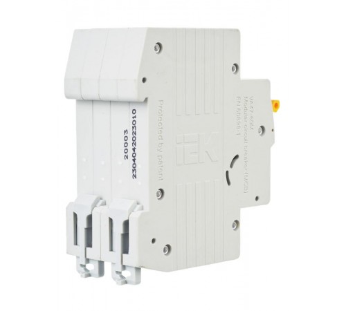 Выключатель автоматический двухполюсный ВА47-60M 2Р 10А 6кА С KARAT  MVA31-2-010-C  IEK