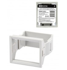 Панель лицевая для выреза в шкафу ПЛ-3, 3 модуля, пластик, без дверцы, IP40, серая  SQ0827-0012  TDM