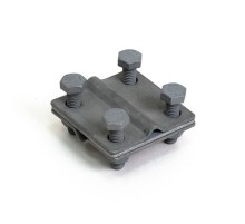 Зажим крестовидный прут-прут с тремя пластинами TDZ  PR08.12742  Промрукав