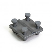 Зажим крестовидный прут-прут с тремя пластинами TDZ  PR08.12742  Промрукав