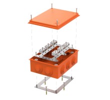 Коробка огнестойкая для о/п 40-0320-FR6.0-4-12-Р Е15-Е60 RAL2004 200х150х75 (5 шт/кор)  40-0320-FR6.0-4-12-Р  Промрукав