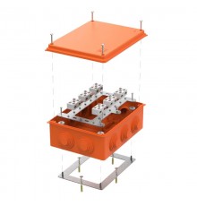 Коробка огнестойкая для о/п 40-0320-FR6.0-4-12-Р Е15-Е60 RAL2004 200х150х75 (5 шт/кор)  40-0320-FR6.0-4-12-Р  Промрукав