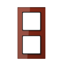 Рамка 2-кратная; красный оксид  AC582GLRT  Jung