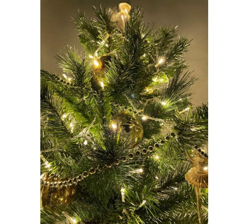 Гирлянда светодиодная  Нить 10 м теплый свет 8 режимов, 220V,  ENIN-10B   IP20 (60/720)  Б0041894  ЭРА