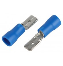 Разъем плоский ЭРА NO-225-130 РпИп 2-5-0.8 изолированный "вилка" (упаковка 50 штук)   Б0063373  ЭРА