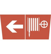 Самоклеющая этикетка INFO-DBA-010 "Пож. кран/стр. налево" ДПА/ДБА IP20/54  Б0048462  ЭРА