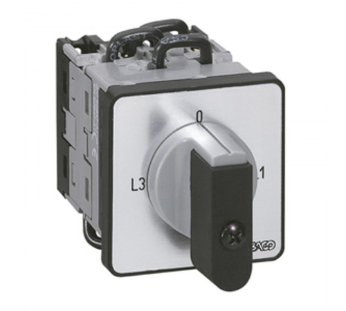 Переключатель электроизмерительных приборов - для амперметра - PR 12 - 6 контактов - 3 ТТ - крепление на дверце  014650  Legrand