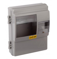 Щит учетно-распределительный пластиковый навесной ЩУРн-П 1/4 IP54 (290х240х110)  Б0050592  ЭРА