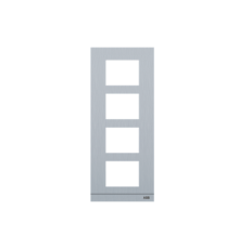 Рамка станции вызова, размер 1/4, серебристый  2TMA200160A0015  ABB