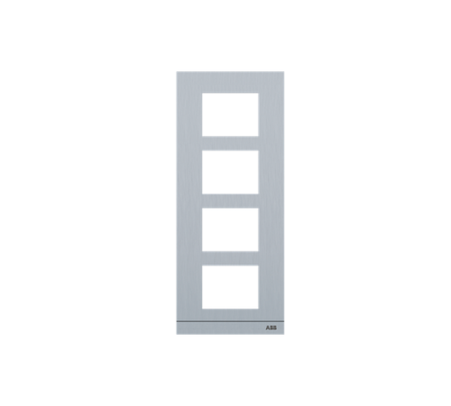 Рамка станции вызова, размер 1/4, серебристый  2TMA200160A0015  ABB