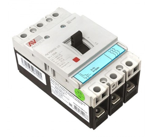 Выключатель автоматический AV POWER-1/3 125А 35kA TR  mccb-13-125-TR-av  EKF
