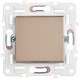 SKANDY Выключатель 1-клавишный проходной 10А SK-V02Sa песочный  SK-V12-0-10-K98  IEK