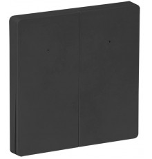 iTEQ SMART-выключатель 2-кл. 16А с нейтр. WIFI+BLE черн.  IT-SM2NWBI-K02  ONI