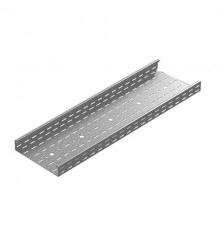 Промышленный лоток кабельный перфорированный 500х60х3000, толщ. 2,0 мм, гор. цинк, 311560  ПЛКП-500х60х3000-2,0-ГЦ   Ostec