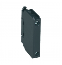 Блок контактный фронтального монтажа с боковым креплением с винтовыми клеммами (0НО+ 1НЗ с запазд.) для контакторов F-09..(A)F-150 и FR OptiStart K-FX