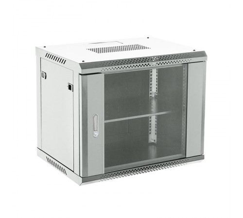 Настенный шкаф 19" 9U 600450501 (ШxГxВ), RAL 7035  04-0964-111  REXANT