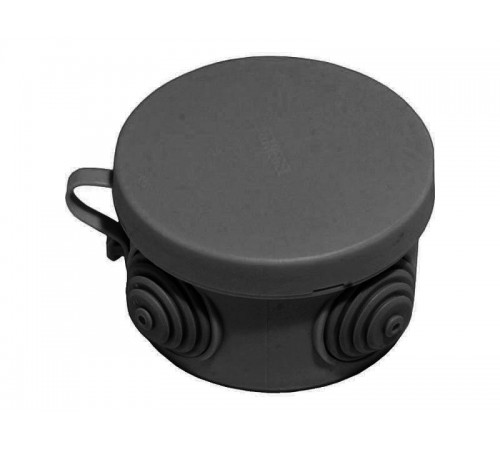 Коробка распределительная (черная) 65х40 IP 55  КР2601-08  HEGEL