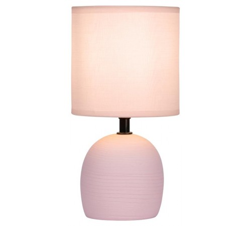 Настольная лампа Sheron 7067-501 1 * Е14 40 Вт керамика розовая с абажуром  Б0057260  Rivoli