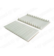 Заглушка для щитов под автоматы,  6-ти местная, цвет-СЕРЫЙ   GE60001-07  Greenel