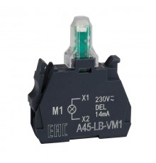 Световой блок OptiSignal D22 A45-LB-VM1 белый 230-240VAC ZBVM1 332207 КЭАЗ