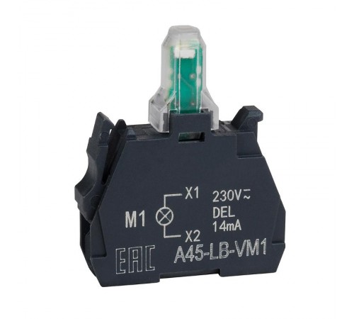 Световой блок OptiSignal D22 A45-LB-VM1 белый 230-240VAC ZBVM1 332207 КЭАЗ