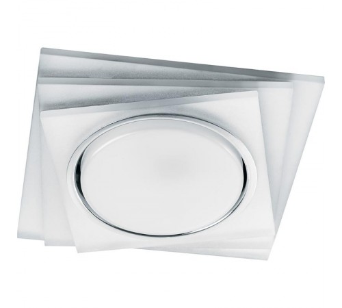 Светильник встраиваемый с белой LED подсветкой CD5023 потолочный GX53 без лампы, прозрачный  40521  Feron