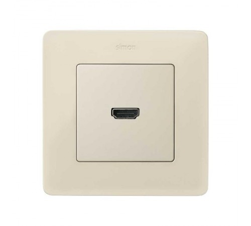Simon 82 Накладка для коннектора HDMI v 1.4, "мама", S82, S82N, S82 Detail, слоновая кость  8201094-031  Simon