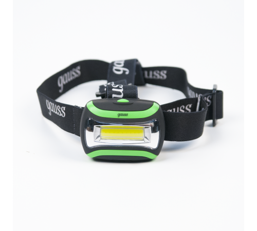Фонарь налобный GFL307 3W 180lm 3xААА LED 1/12/72  GF307  Gauss