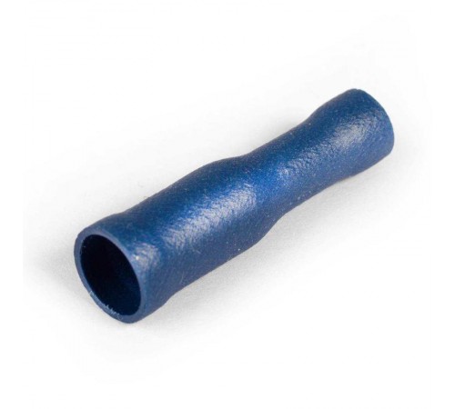 Разъемы штекерные изолированные М ("Мама") с ПВХ манжетой 2,5-4 синие (100 шт/уп)  PR08.10441  Промрукав