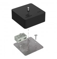 Коробка огнестойкая разветвительная для кабель-канала 40-0450-FR6.0-4-2-Р E15-Е60 RAL9005 75х75х30 (87 шт/кор) черная  40-0450-9005-FR6.0-4-2-Р  Про