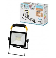 Прожектор светодиодный СДО-04-030Н-П (переносной) 30 Вт, 6500 К, IP65, черный, Народный  SQ0336-0200  TDM