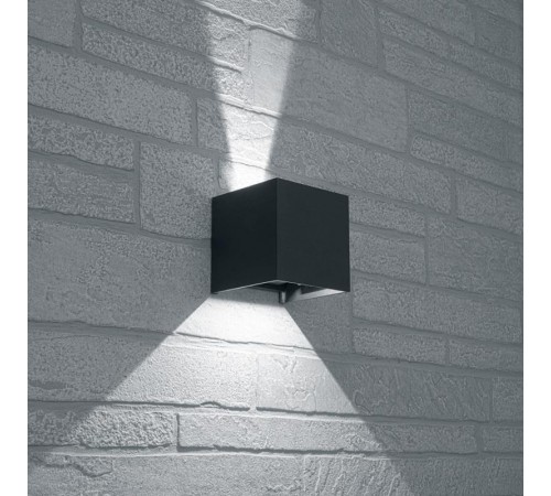 Светильник уличный светодиодный, 2*3W, 450Lm, 3000K, DH012, черный  48098  FERON