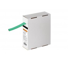 Термоусаживаемая трубка ТУТнг 12/6 зеленая в коробке (10 м/упак)   SQ0518-0433  TDM