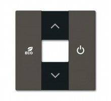 CP-RTC-95 Накладка терморегулятора free@home, Basic 55, цвет chateau-black  6220-0-0699   2CKA006220A0699  ABB