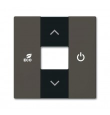 CP-RTC-95 Накладка терморегулятора free@home, Basic 55, цвет chateau-black  6220-0-0699   2CKA006220A0699  ABB