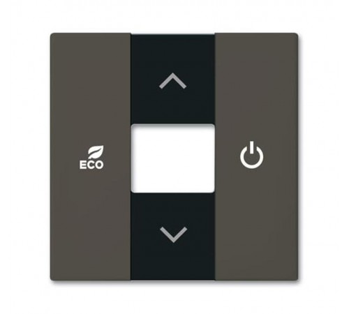 CP-RTC-95 Накладка терморегулятора free@home, Basic 55, цвет chateau-black  6220-0-0699   2CKA006220A0699  ABB