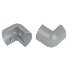 Внешний угол  OC-KK-30-13-F для полукруглого кабель-канала серый 30х13мм 2шт/комплект  Б0064972  ЭРА