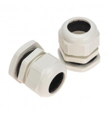 Кабельный ввод PG-29 (18-25мм) серый, комплект (2 шт/уп)  07-8029-A2  REXANT