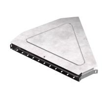 Угол горизонтальный 45 градусов с крышкой Стандарт 600х50   PR16.0619  Промрукав